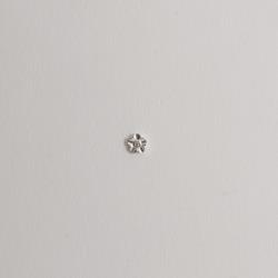 Piercing haste flor com zircônia 5mm