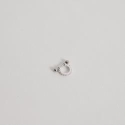 Piercing argola cravejada 9mm haste