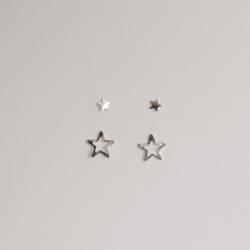 Dupla estrela 4mm e estrela vazada 8mm