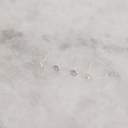 Dupla pérola 3mm e zircônia embutida 4mm