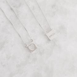 Escapulário medalhas amor e coração vazado v15 60cm