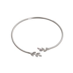 Bracelete folhas regulável 