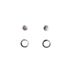 Dupla círculo 4mm e círculo vazado 6mm