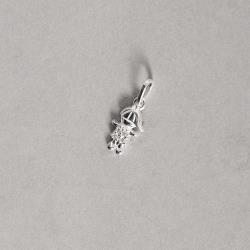 Pingente menino cravejado 10mm