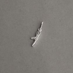 Pingente yoga cravejado 13mm