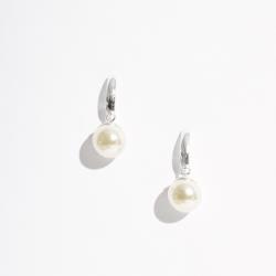 Brinco base com pérola 8mm