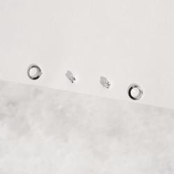 Dupla zircônia 3mm e círculo vazado 6mm