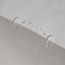 Trio corações com argola