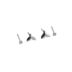 Dupla zircônia 3mm e sereia 8mm