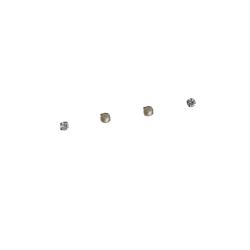 Dupla zircônia e pérola 3mm