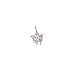 Pingente borboleta cravejada 10mm