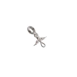 Berloque pingente anjo símbolo infinito 12mm