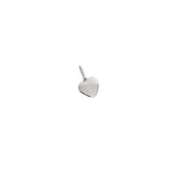 Pingente medalha coração lisa 11mm