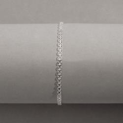 Pulseira corrente esteira cadeado 3.0 19cm