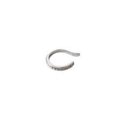 Piercing fake argola rígida com zircônias