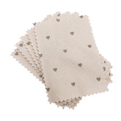 Flanelas limpa pratas 8,5x6cm c/5 und